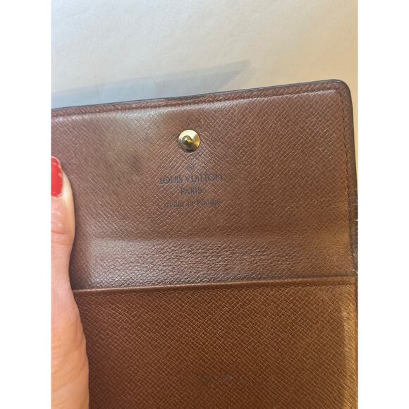 Authentic LOUIS VUITTON Elise trifold wallet vintage monogram - Picture 9 of 14